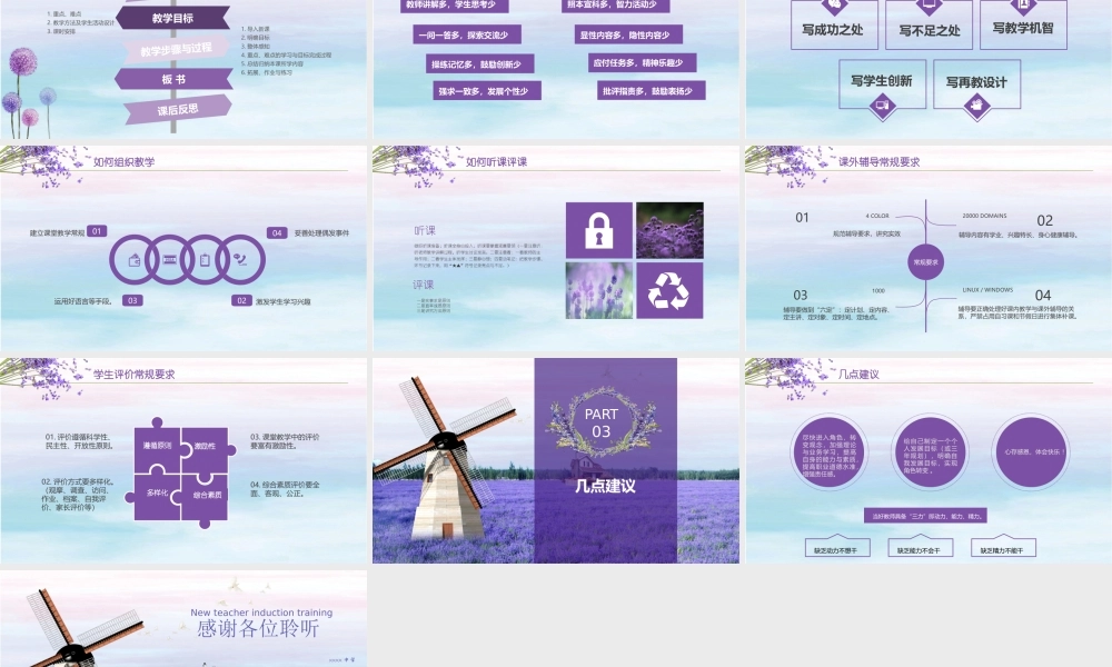 教师入职培训模板