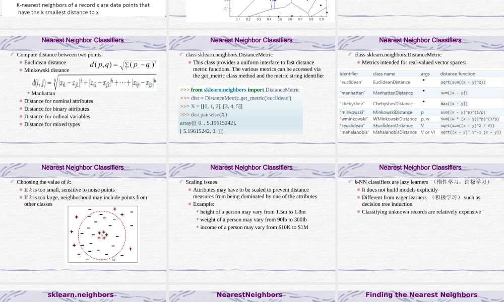 FAFU机器学习07-1 kNN and Bayes课件