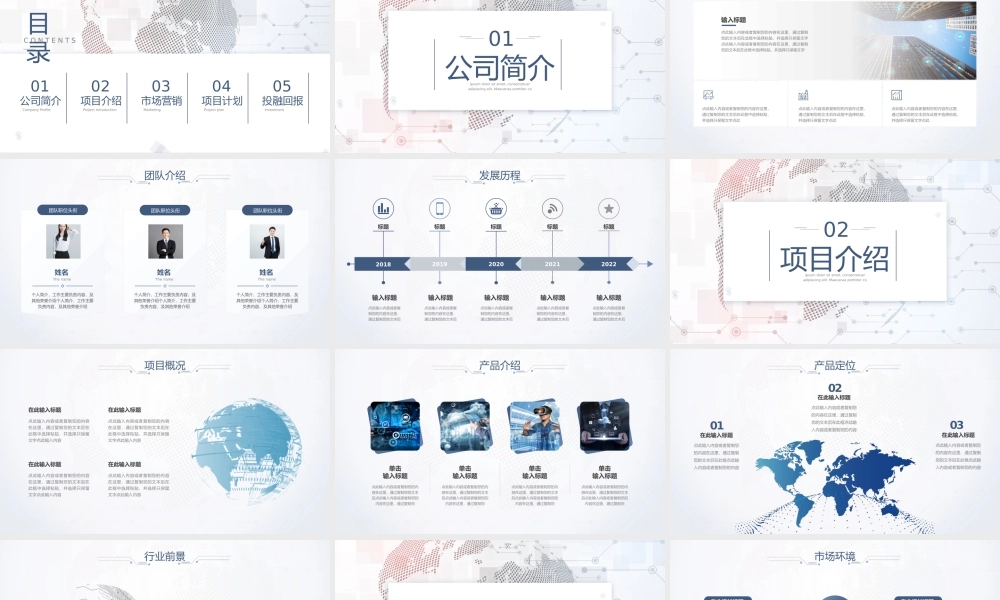 互联网商业计划书模板