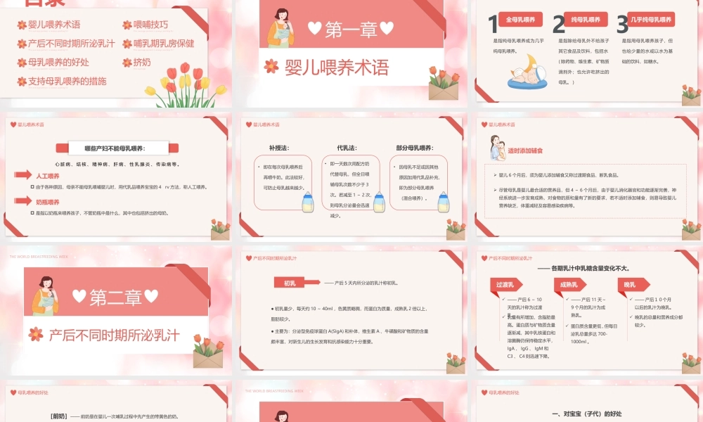 母乳喂养知识分享课件