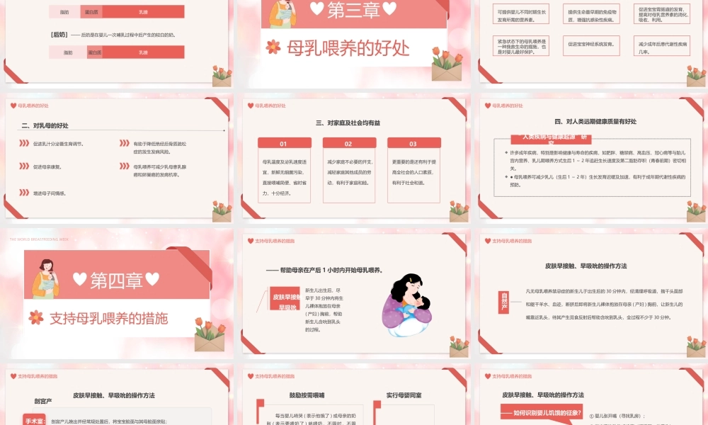 母乳喂养知识分享课件