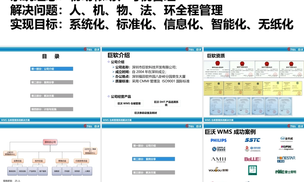仓库条码化管理解决方案