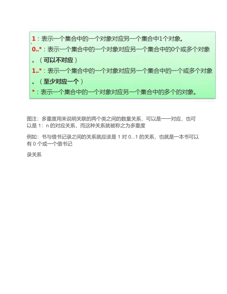 UML建模与数据库设计(软件设计师备考笔记)_第3页