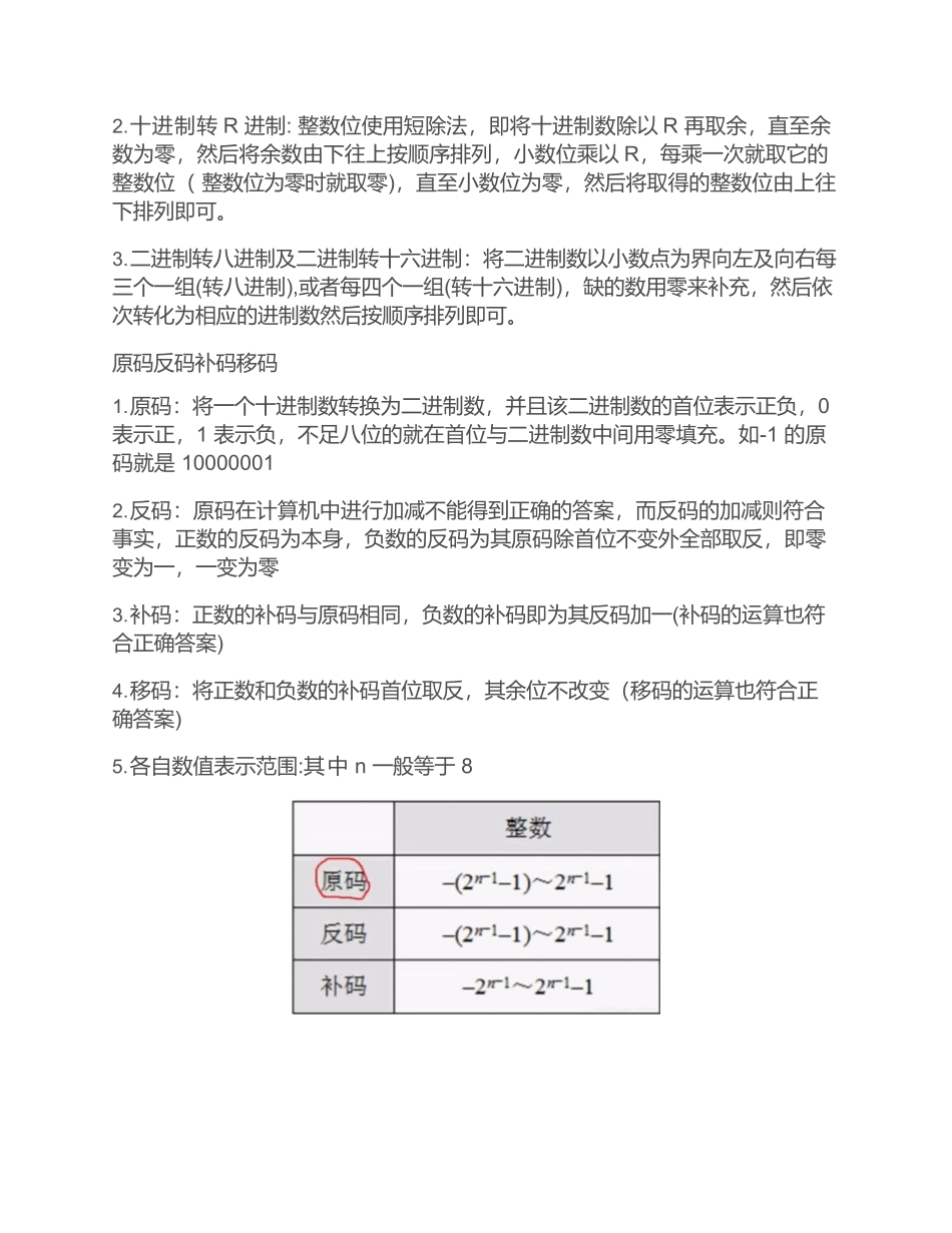 计算机组成与体系结构(软件设计师备考笔记)_第2页