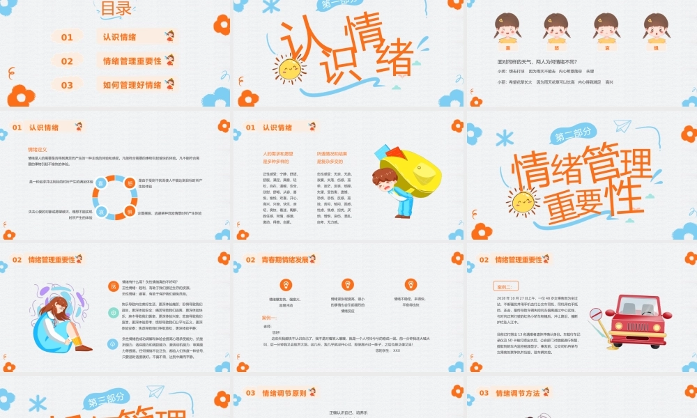 小学生情绪管理课件