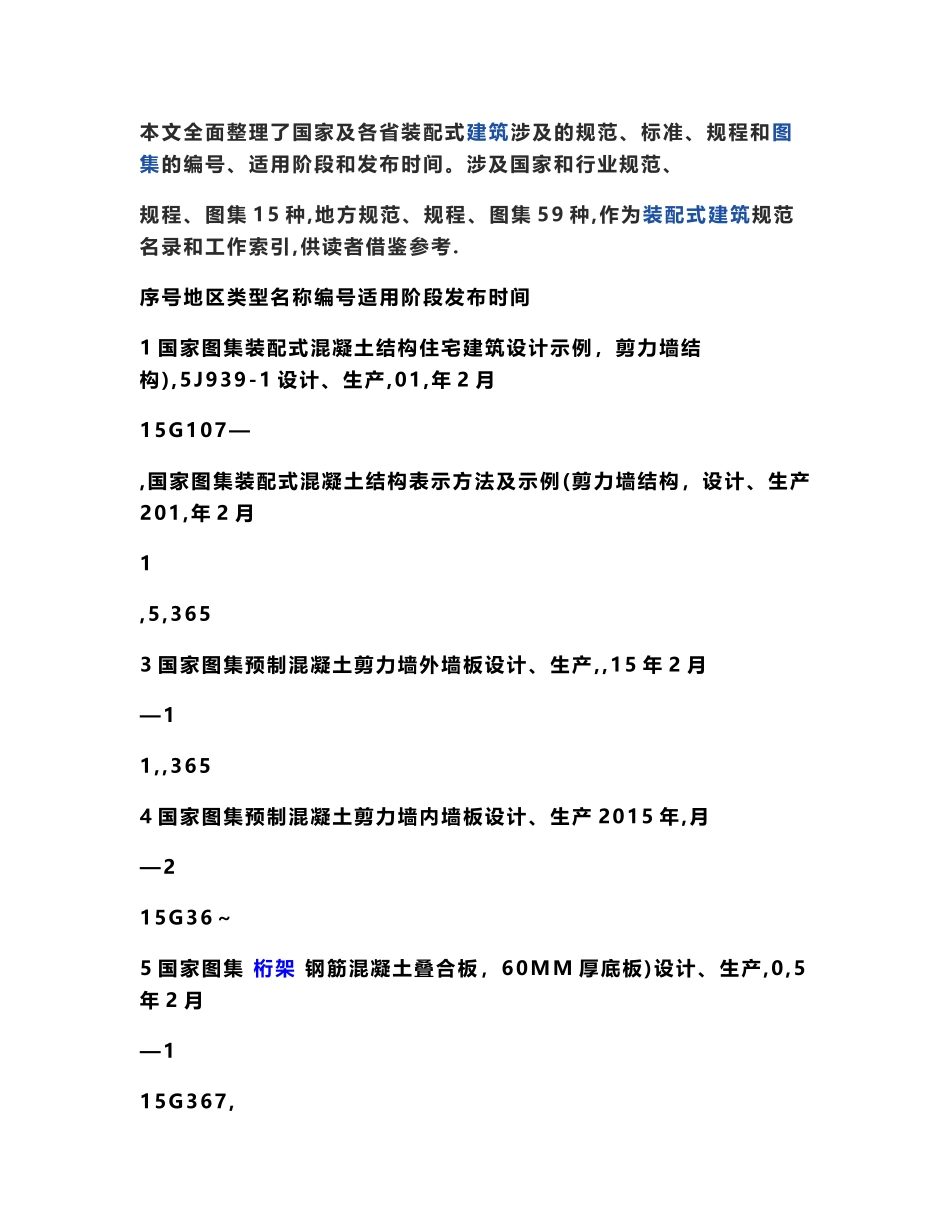 装配式规范图集整理_第1页