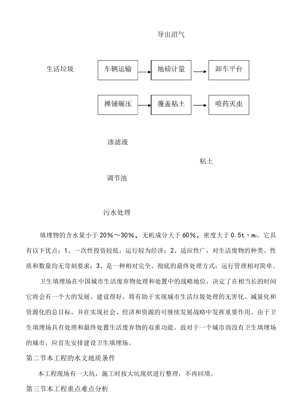 垃圾填埋场工程施工组织设计方案_第3页