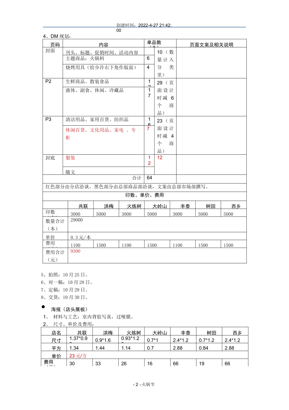 火锅节促销活动方案_第2页