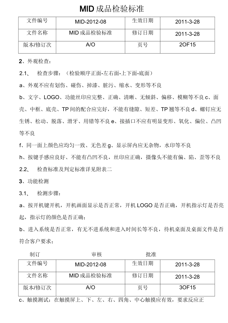 MID成品检验标准_第2页