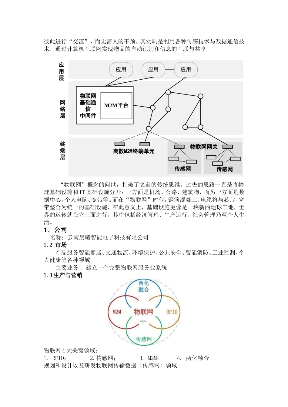 大学生创业计划书：基于物联网的智能家居系统_第3页