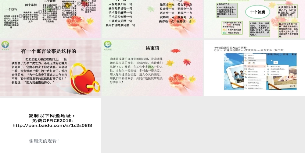 如何进行有效的护患沟通课件