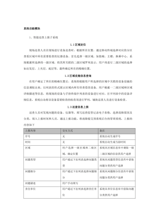 机场航站楼运行管理系统