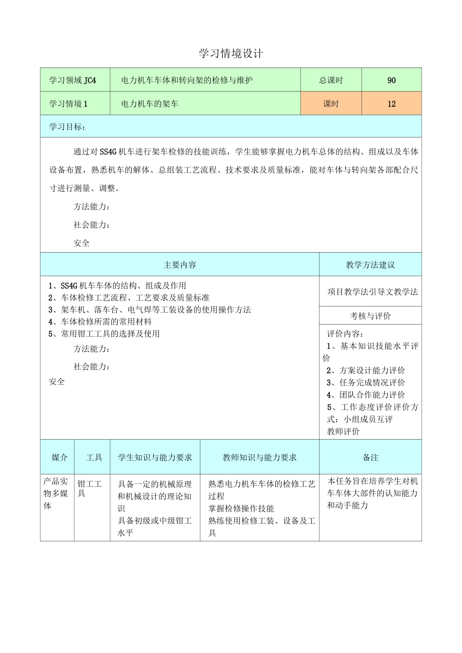 电力机车车体和转向架的检修与维护汇总_第3页