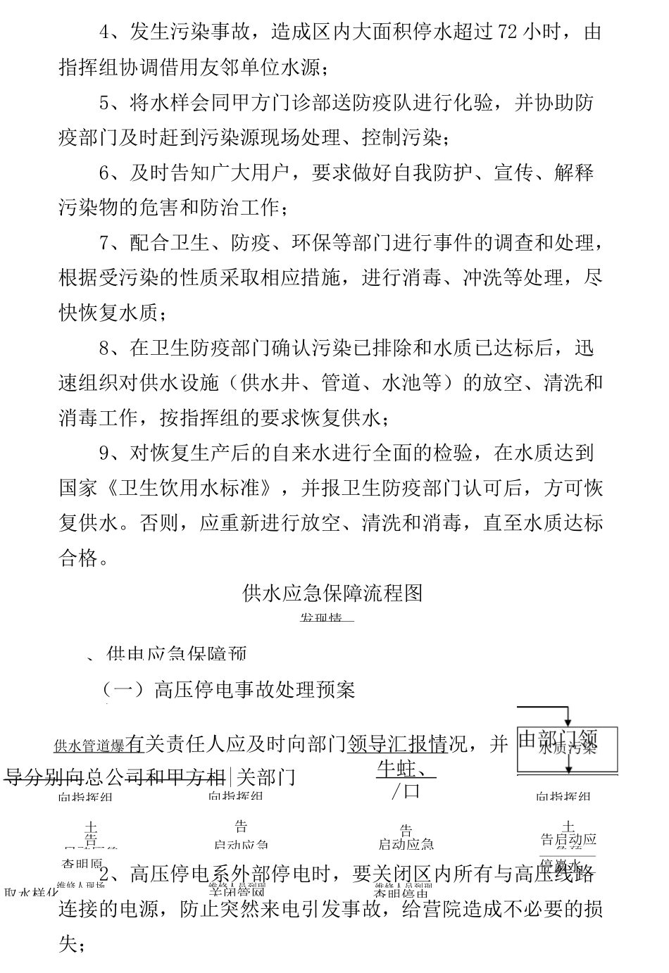 物业应急预案供水供电的应急处理_第3页