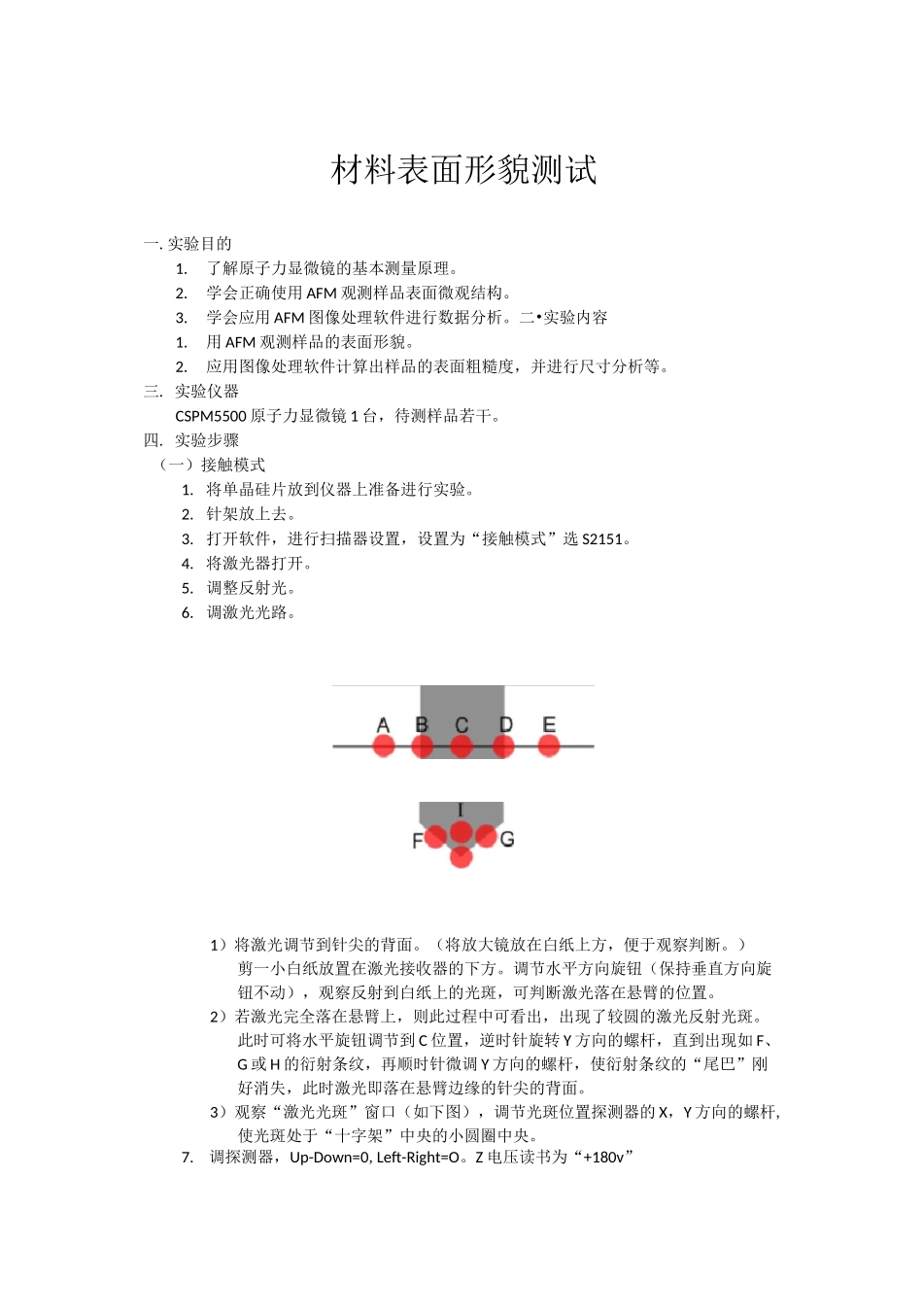 材料表面形貌测试_第1页