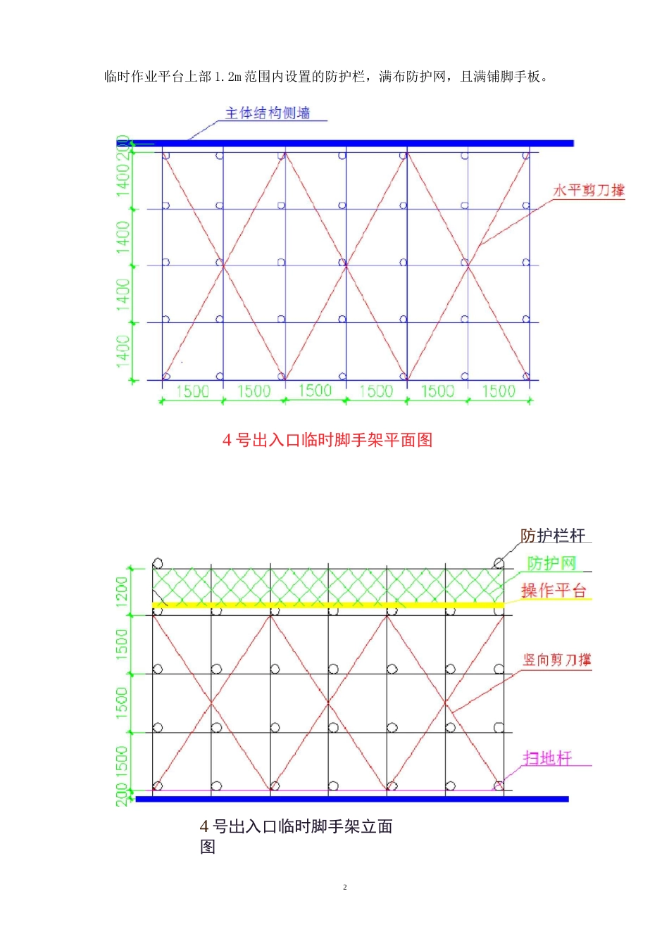 简易脚手架搭设施工方案_第3页