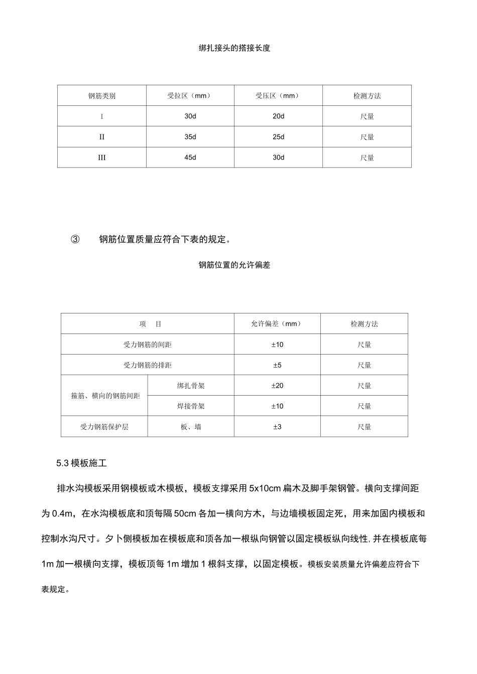 矩形排水沟技术交底_第3页