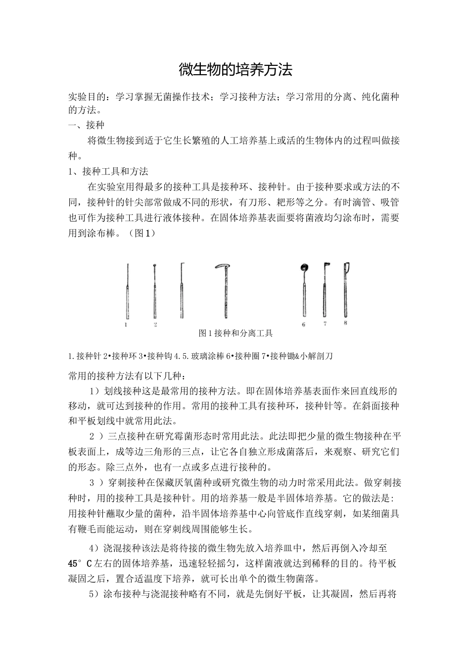 微生物培养方法_第1页