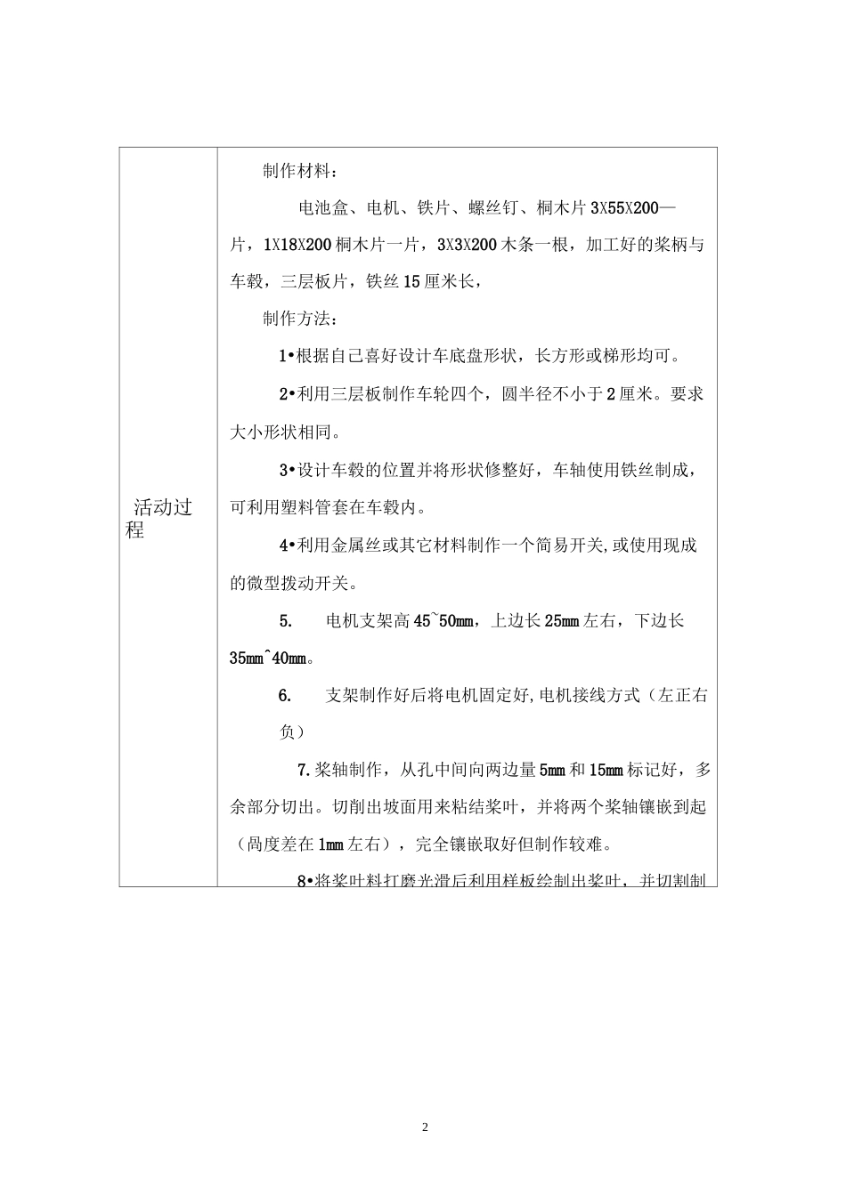 船模航模车模社团教案要点_第2页