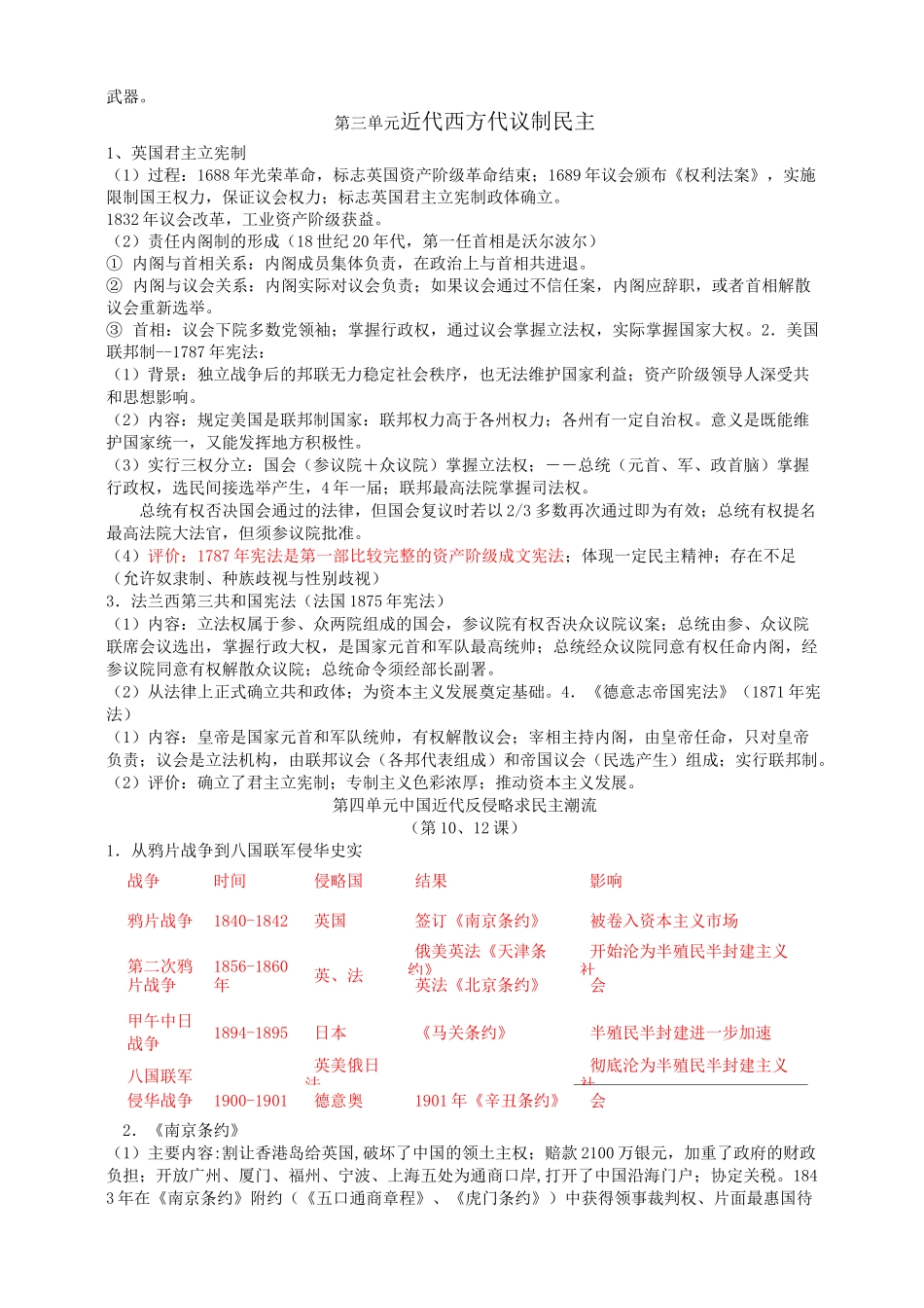 历史学业水平考试知识点_第3页