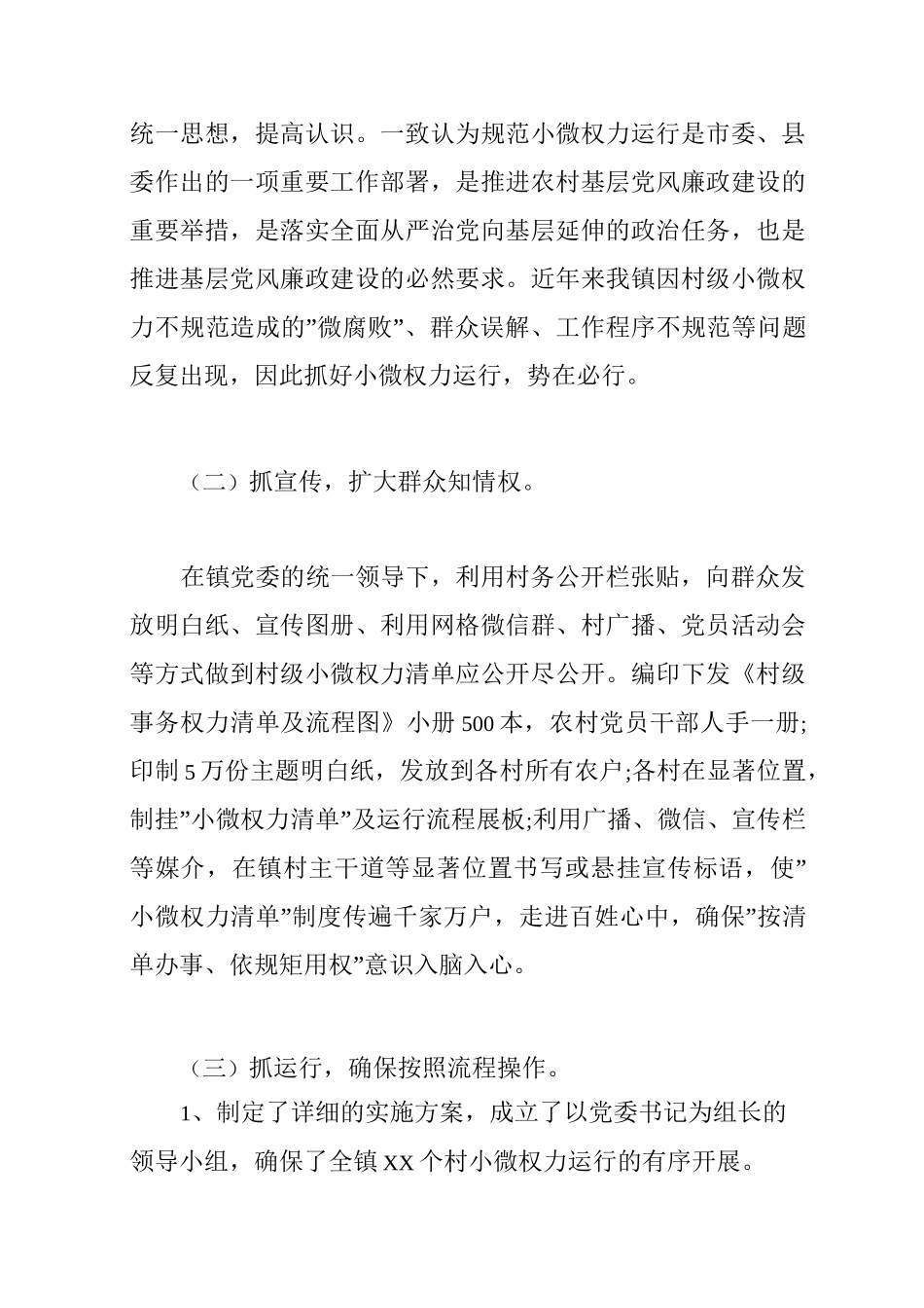 小微权力清单工作总结_第2页