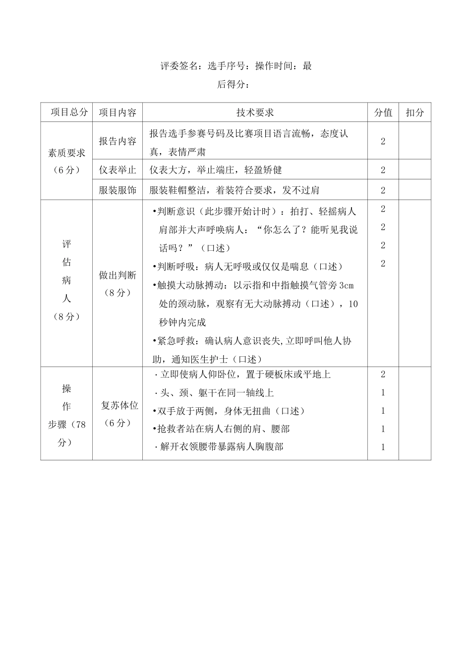 心肺复苏活动方案 (1)_第2页