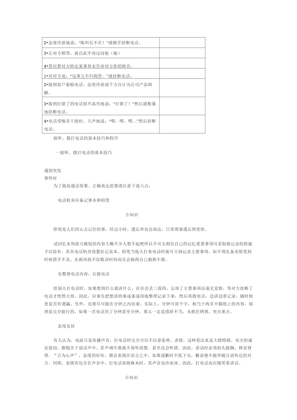 电话沟通技巧_第2页