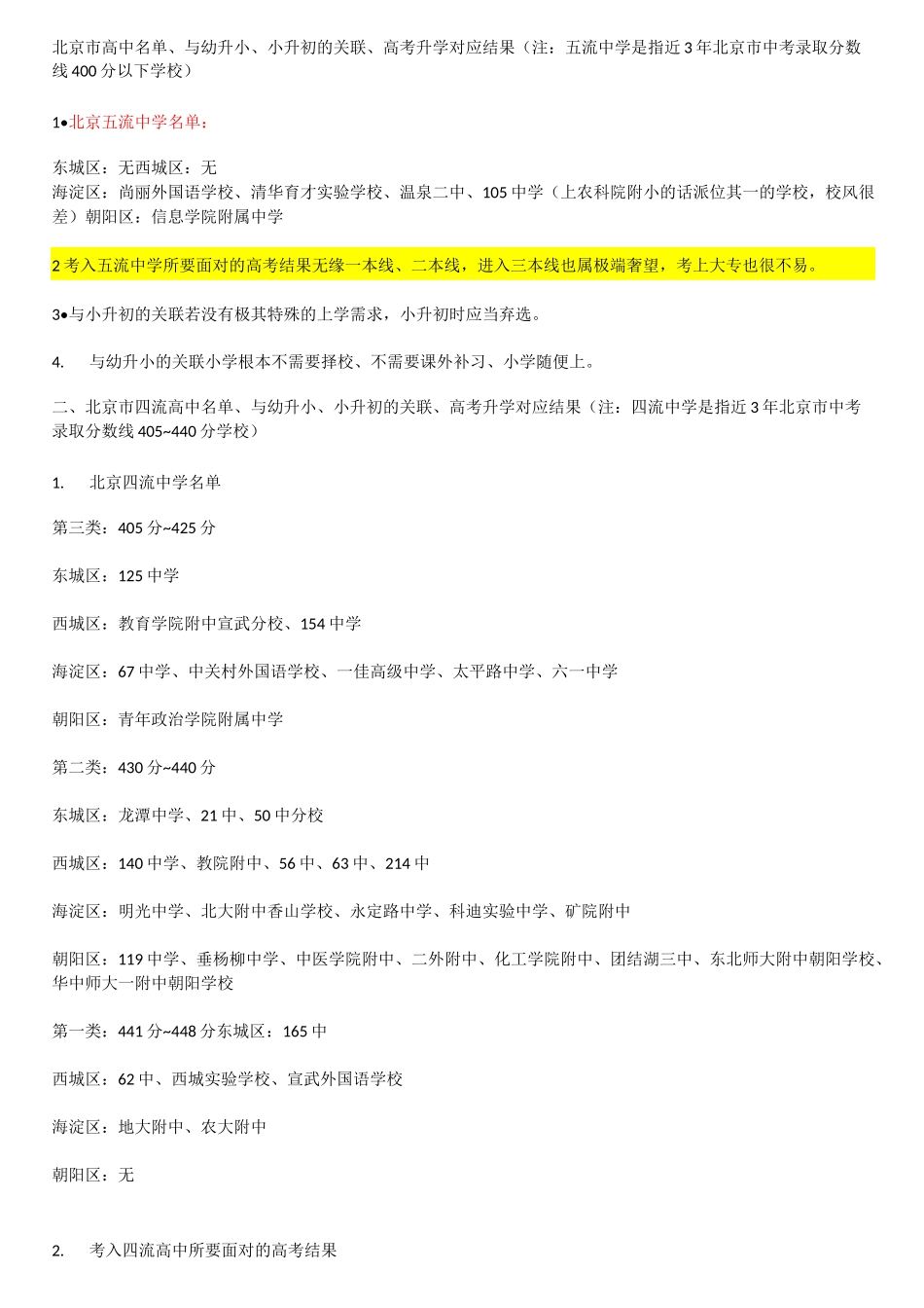 北京市初高中实力排名_第2页