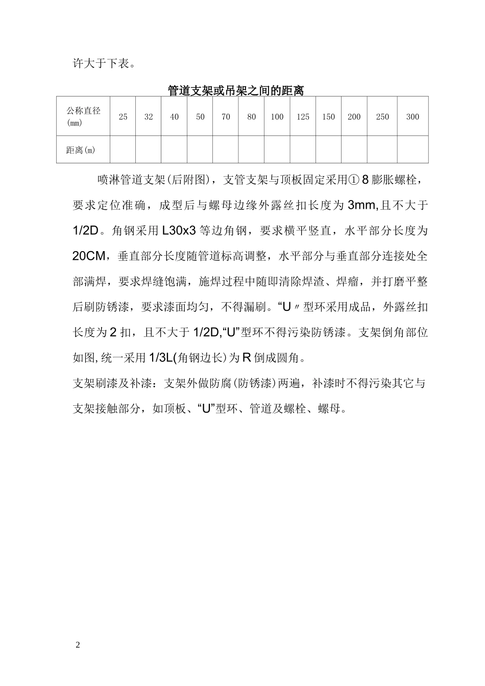 喷淋管道及支架_第2页