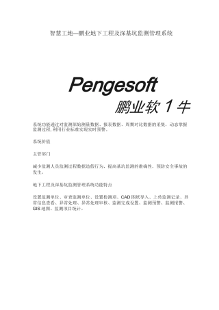 智慧工地_地下工程及深基坑监测管理系统