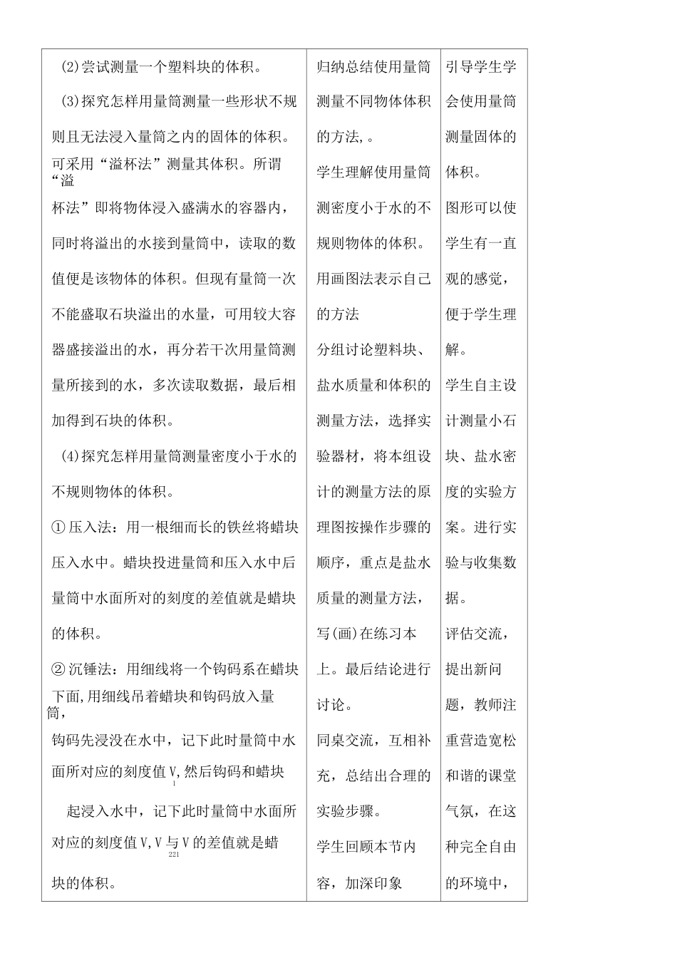 测量物质的密度教学设计_第3页