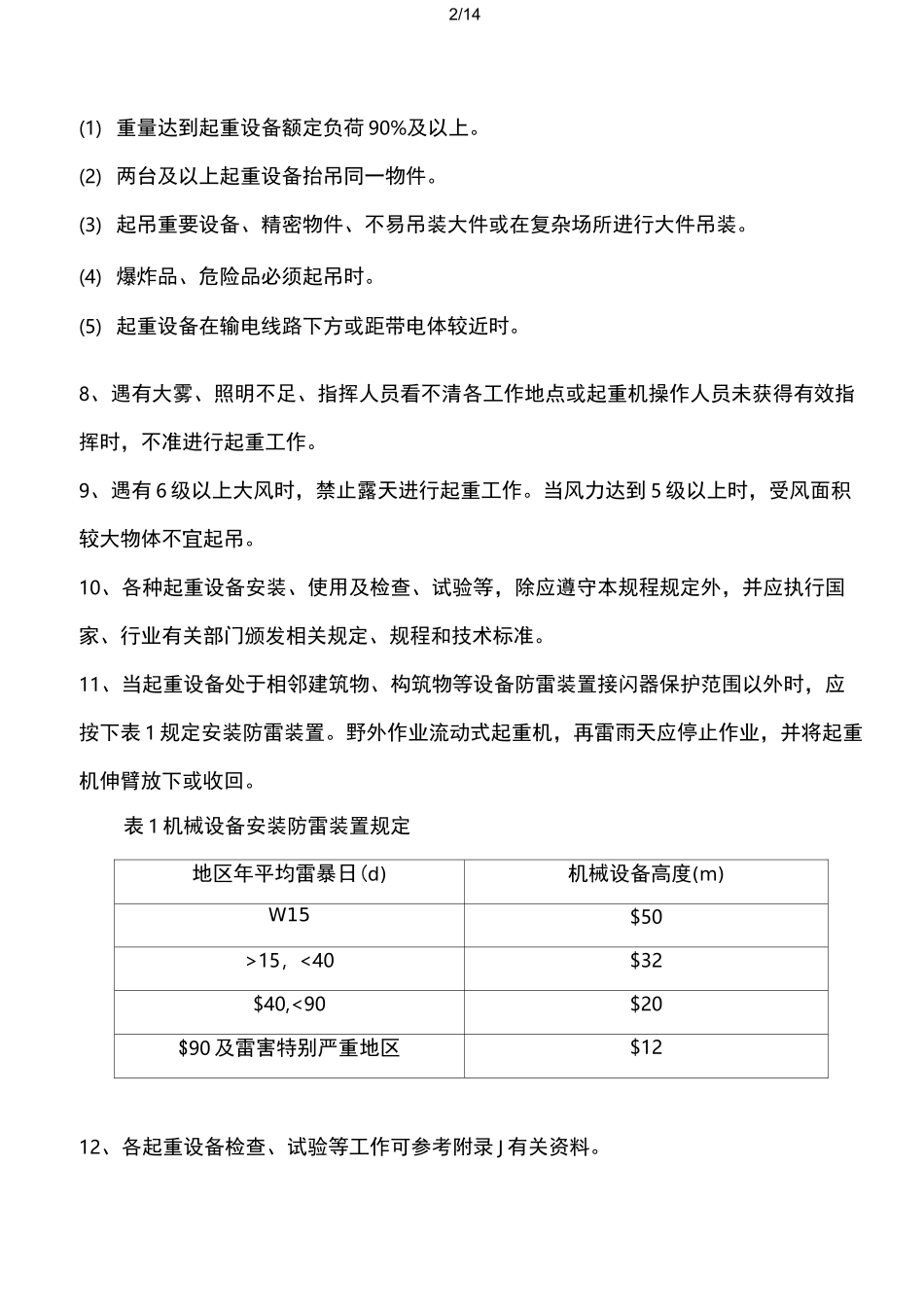 起重吊装作业安全技术措施(明泰)_第2页