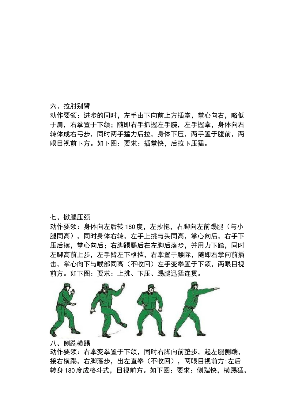 擒敌拳十六动动作教案_第3页