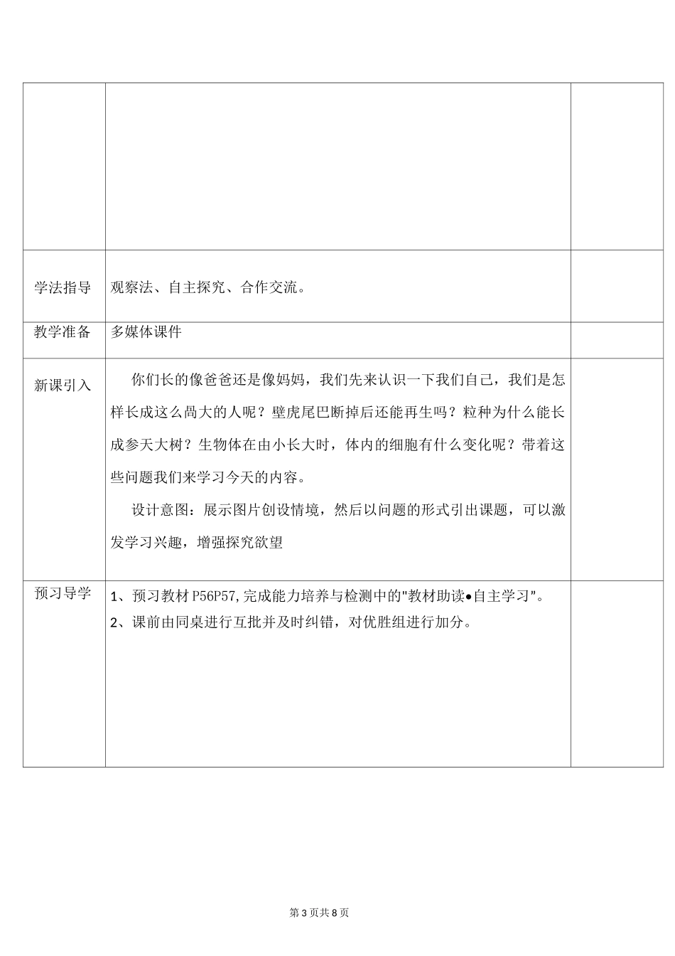 整理幼儿园教师集体备课情况记录表_第3页