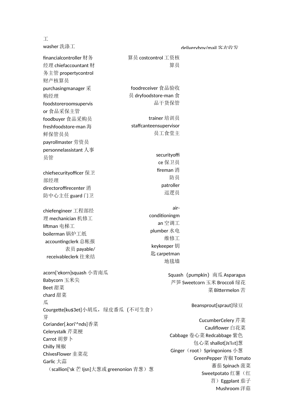 宴会中餐必备英语_第2页