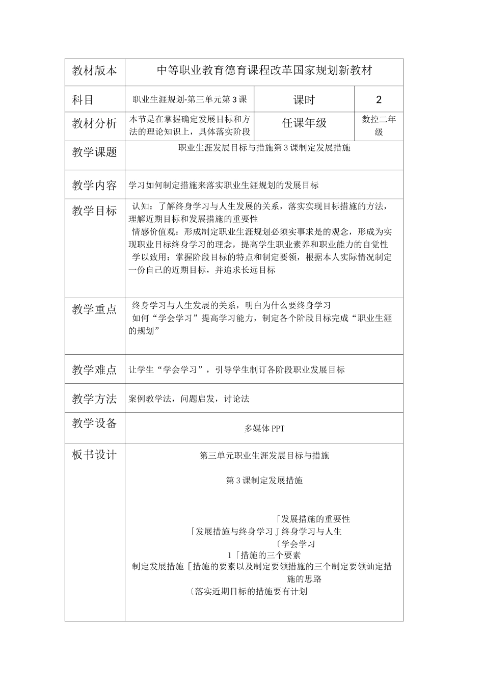 教案制定发展措施_第2页