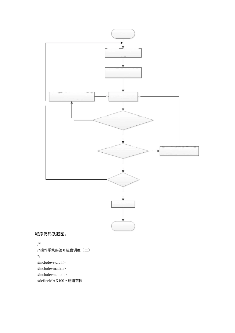 操作系统实验八：磁盘调度：扫描与循环扫描算法_第3页