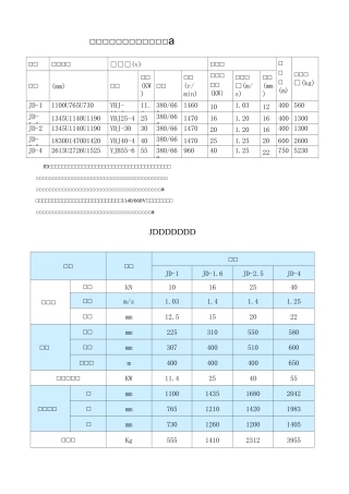 调度绞车、稳车、单绳绞车参数..
