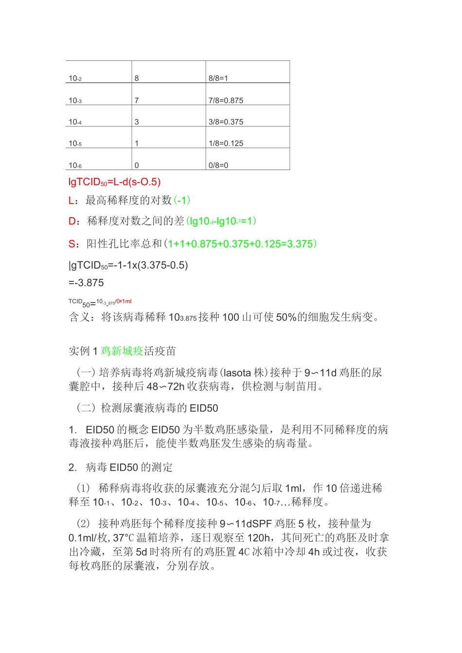 病毒感染力的滴定(TCID50的测定)_第3页