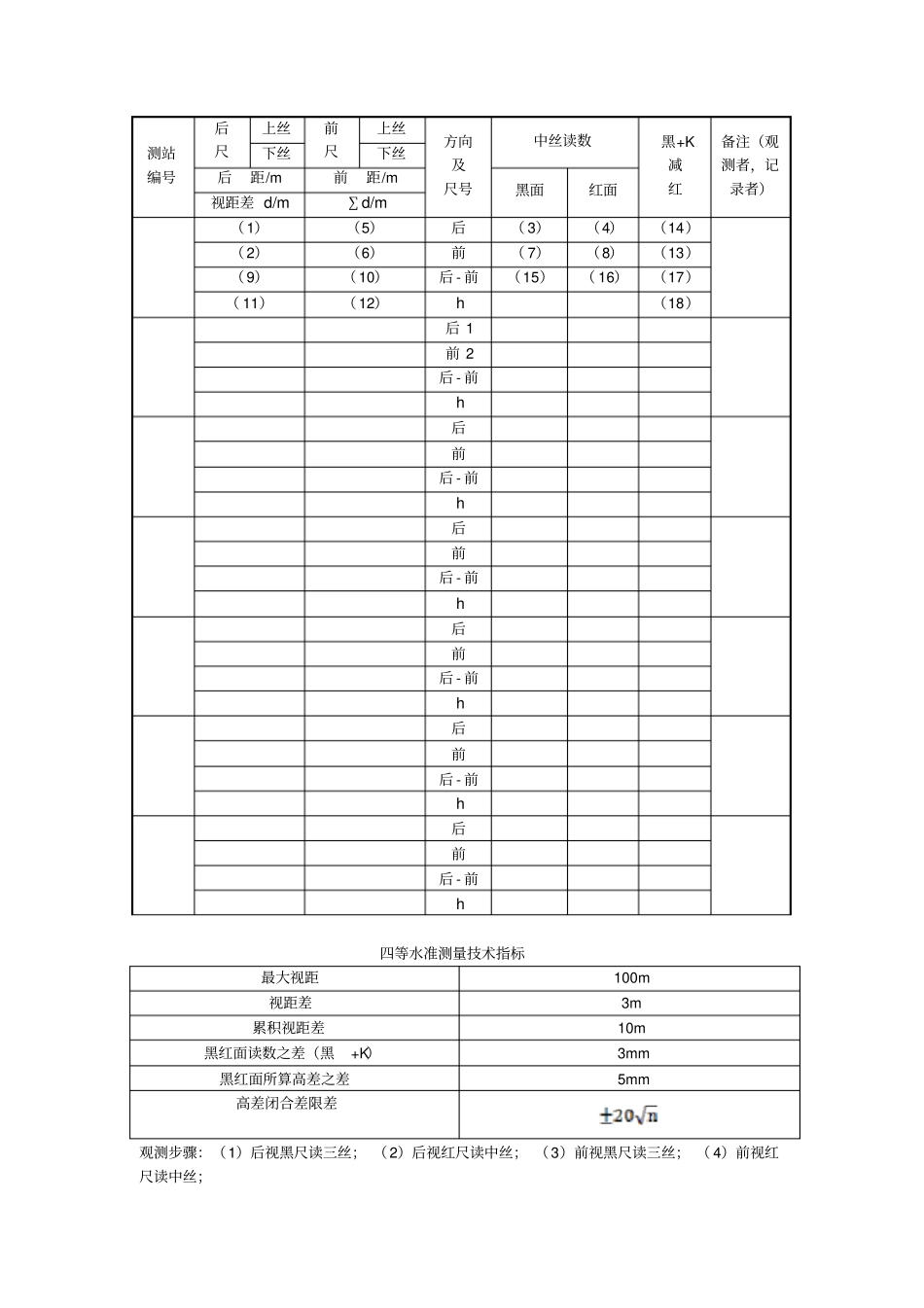 四等水准测量_第2页