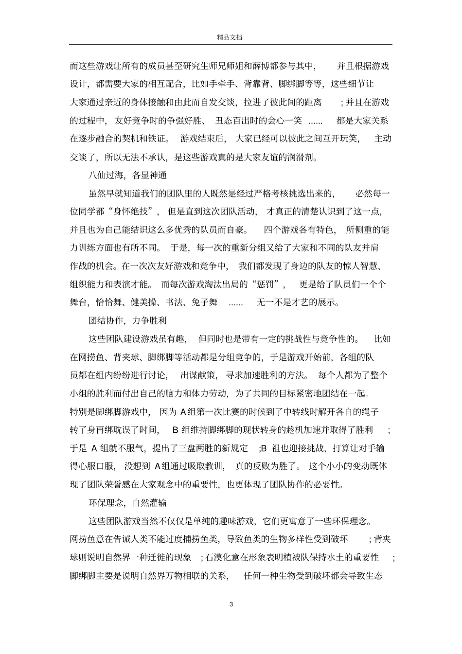 团队建设与管理的总结报告_第3页