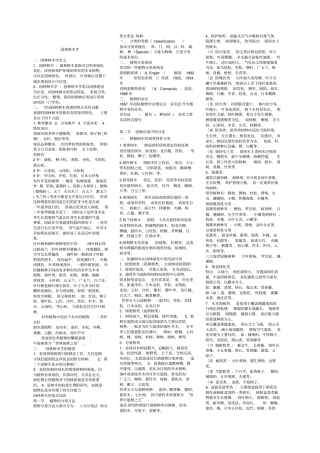 园林树木学内容