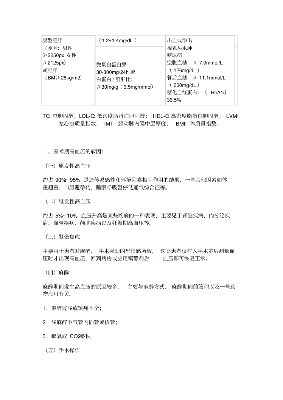 围手术期高血压患者管理专家共识2014版分析_第3页