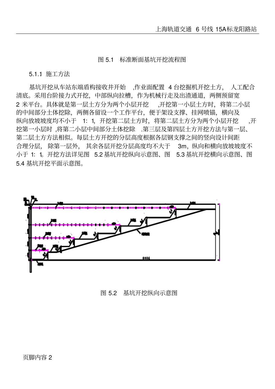 围护结构钻孔灌注桩基坑开挖施工方案_第2页