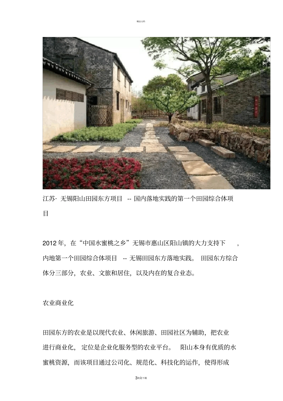 国内6大田园综合体建设成功案例分析_第3页