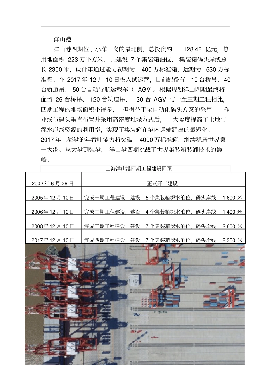 国内主要自动化集装箱码头的建设和运营情况_第3页