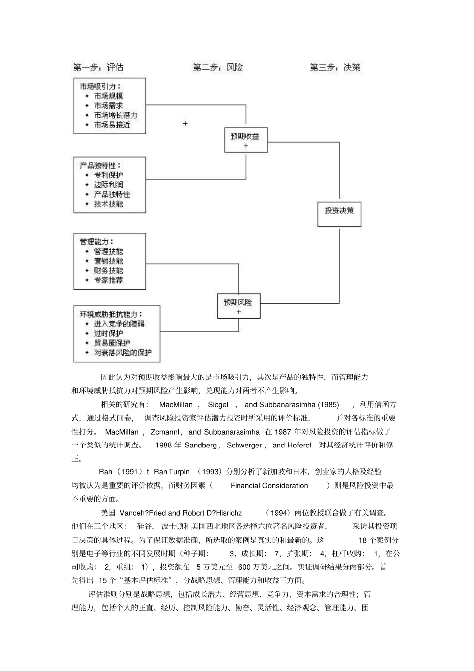 国内外风险投资项目评价概况_第3页