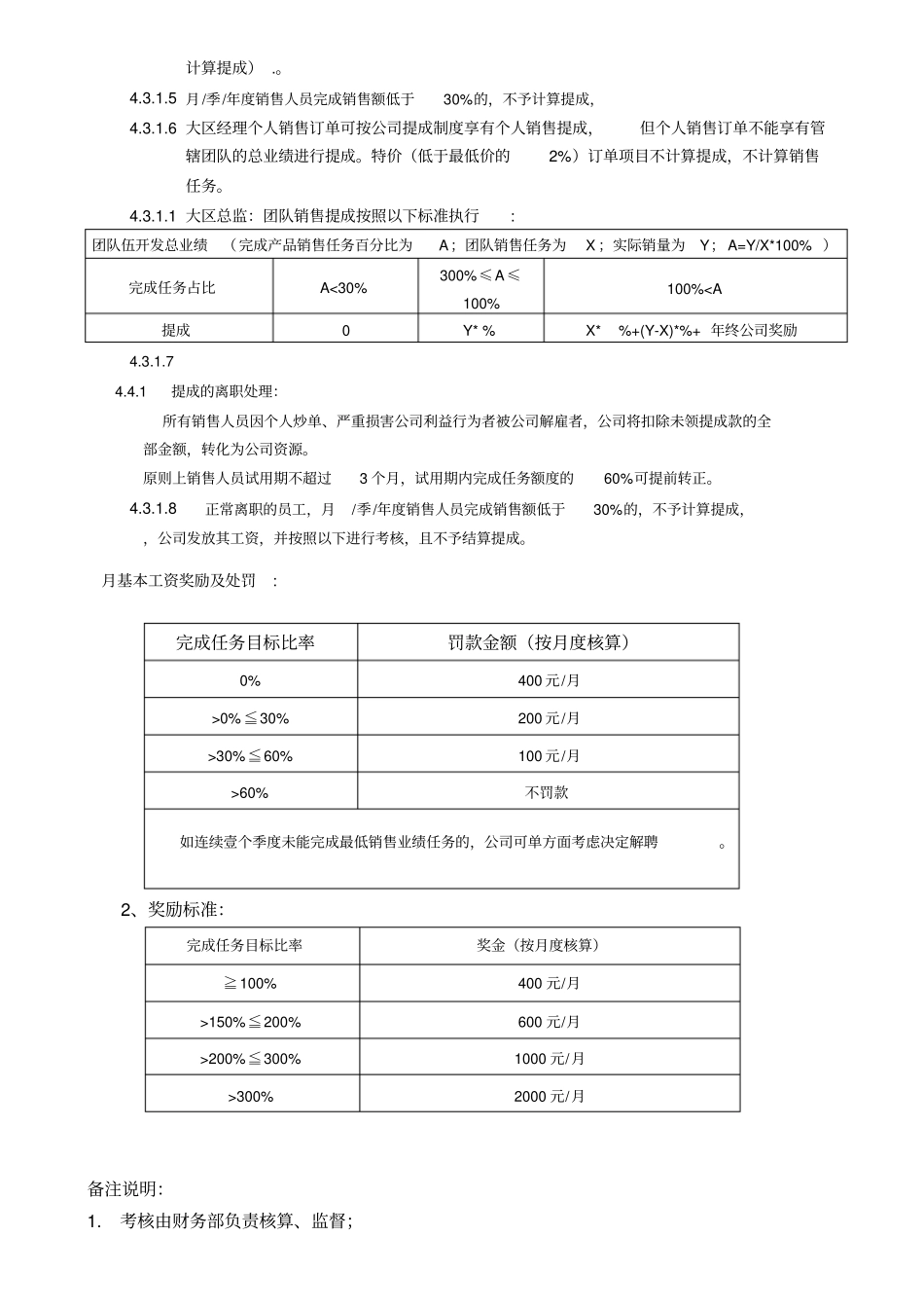 国内销售直接销售人员提成方案_第2页