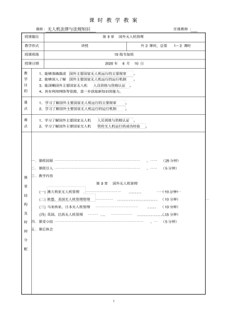 国外无人机管理