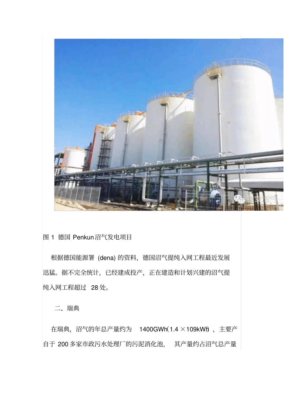 国外沼气生物燃气的利用现状及技术发展汇总_第3页